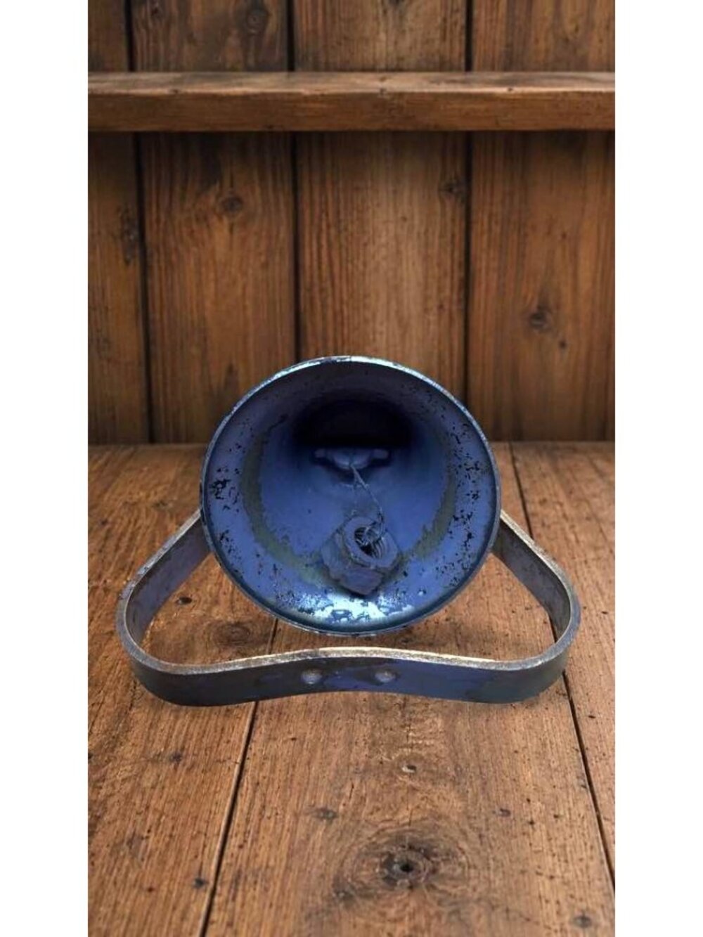 Vintage Shopkeeper's Hand Bell, Brass Counter Bell, General Store Service Bell, - Picture 2 of 7